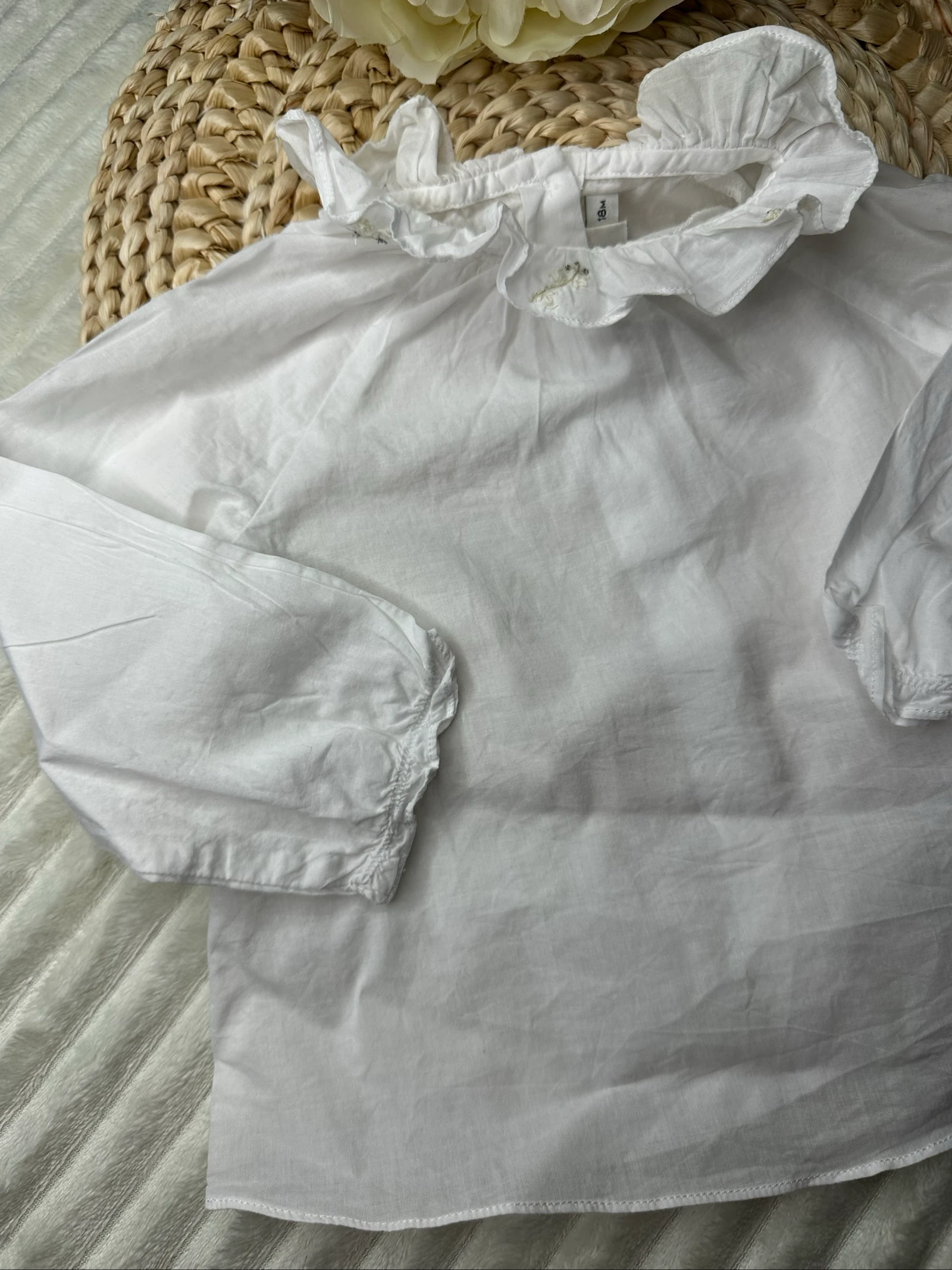 Witte hemdblouse Cyrillus 18 maanden – photo 4